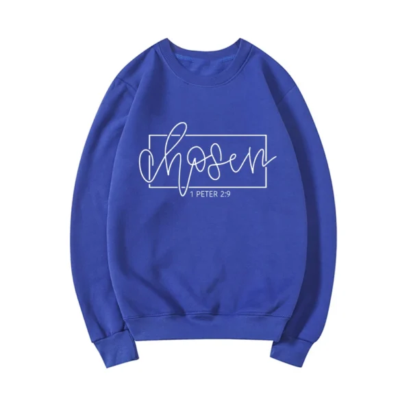 Sudadera para Mujer | Ropa Cristiana | Sudaderas Religiosas | "Eres Escogido" | - Image 15