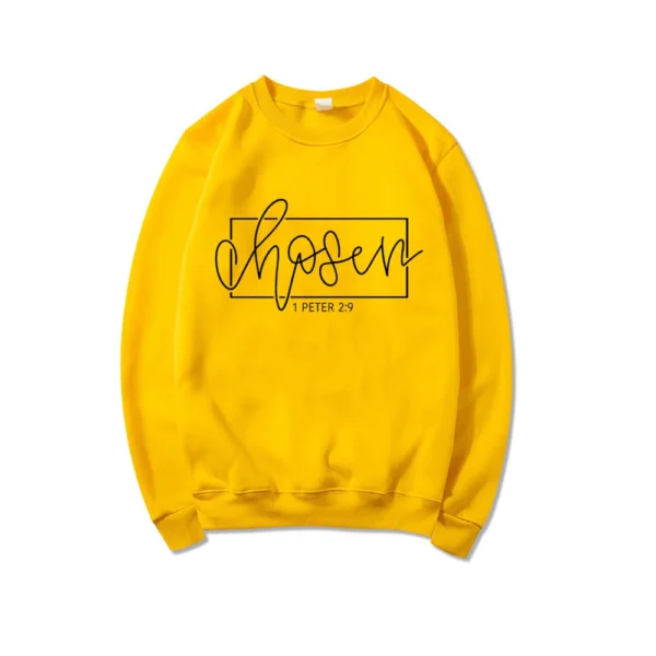 Sudadera para Mujer | Ropa Cristiana | Sudaderas Religiosas | "Eres Escogido" | - Image 9