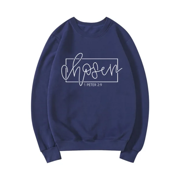 Sudadera para Mujer | Ropa Cristiana | Sudaderas Religiosas | "Eres Escogido" | - Image 7
